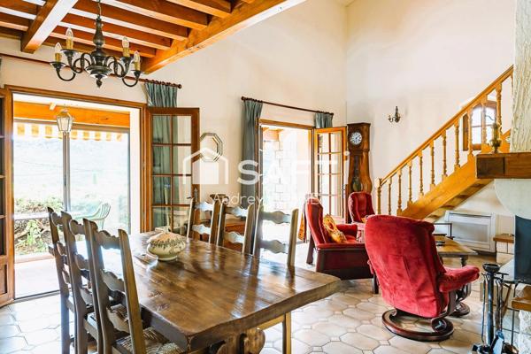 07140 Les Vans :Maison de 145m² avec vue dominante et terrain de 1950m²