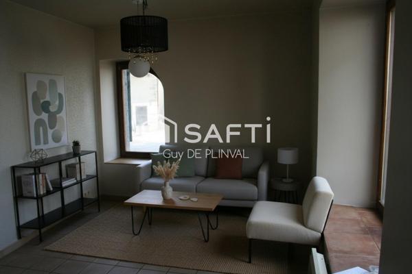 T3 lumineux en rez-de-chaussée – Centre village, proche Genève