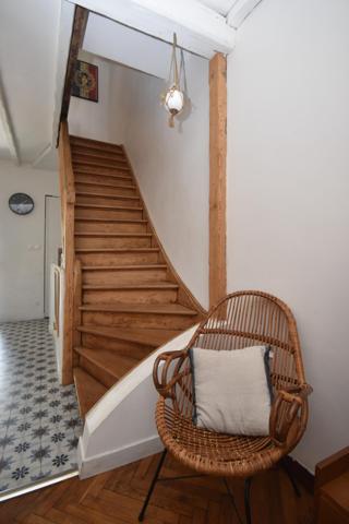 Maison atypique et chaleureuse