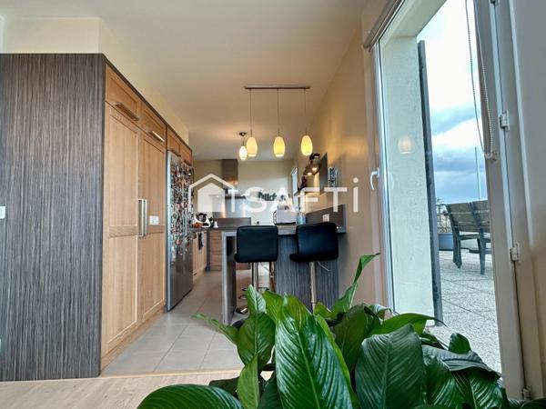 VUE INCROYABLE SUR LA SEINE DEPUIS CE DUPLEX