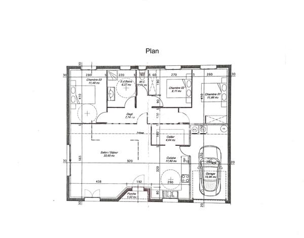 Maison 4 pièces - 98 m² Exclusivité efficity