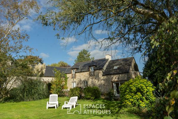 Longère de charme en campagne de Broöns, véritable écrin de verdure