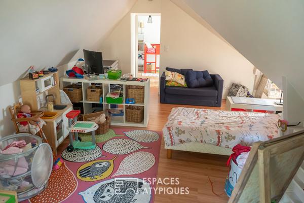 Longère de charme en campagne de Broöns, véritable écrin de verdure