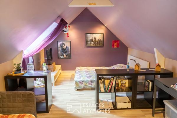 Longère de charme en campagne de Broöns, véritable écrin de verdure