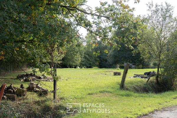 Longère de charme en campagne de Broöns, véritable écrin de verdure