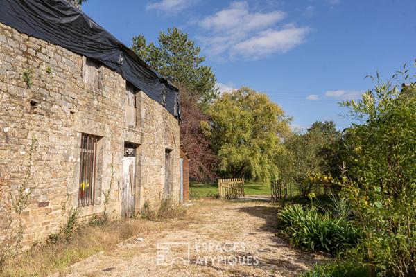 Longère de charme en campagne de Broöns, véritable écrin de verdure