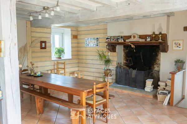 Longère de charme en campagne de Broöns, véritable écrin de verdure