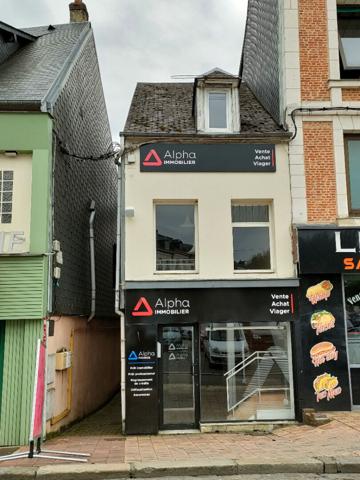 Local commercial en duplex -Centre de Bolbec (76210)