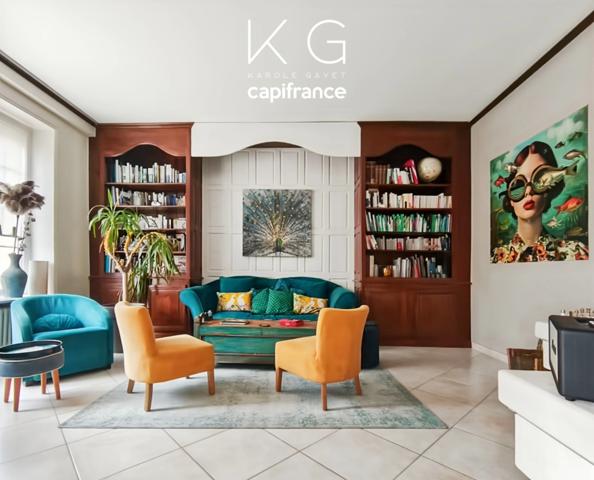 Entre Caen et la mer, maison de famille en pierre 188 m² avec 5 chambres (suite parentale rez-de-chaussée), proche écoles et commerces