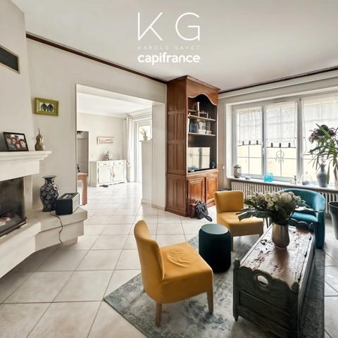 Entre Caen et la mer, maison de famille en pierre 188 m² avec 5 chambres (suite parentale rez-de-chaussée), proche écoles et commerces