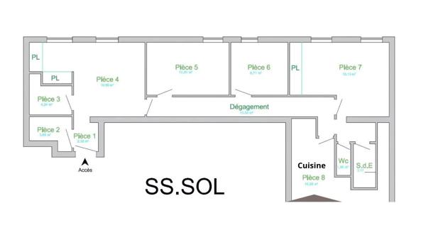 Appartement
         6 pièces
        - 180 m² Exclusivité 520 000 € *