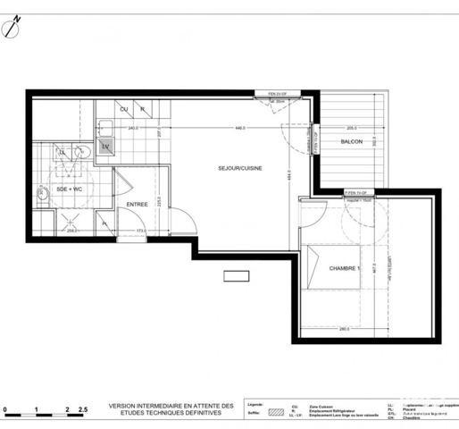 Appartement à vendre 2 pièces 48 m² Saint-Pierre-du-Perray