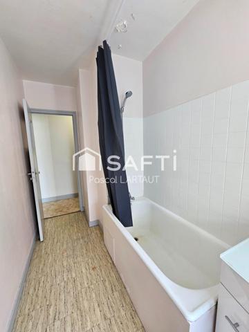 T3 lumineux avec balcon, loué, investissement sécurisé