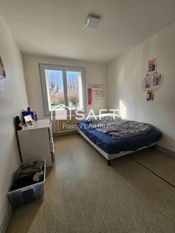 T3 lumineux avec balcon, loué, investissement sécurisé