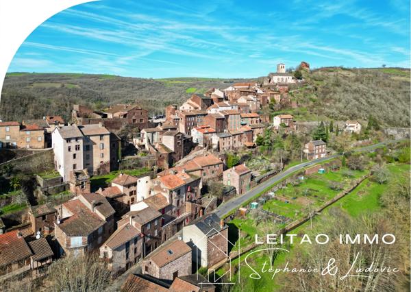 Combret (12370) Maison de village, 4 pièces, 87 m²