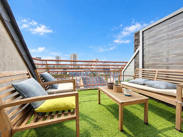 Appartement T2  - TOURS CENTRE - 50.58 m2 - Terrasse - Parking - Ascenseur - cave