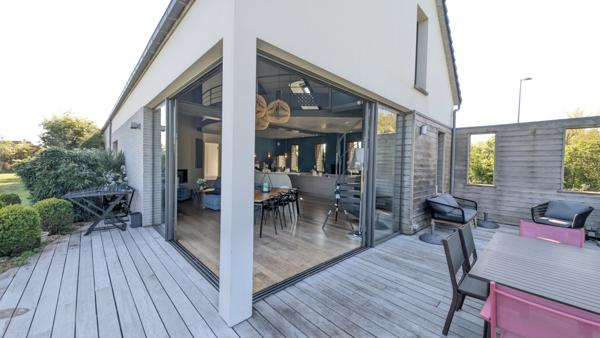 Le Crotoy (80550) Saint-Quentin-en-Tourmont : Maison d'Architecte d'Exception à Deux Pas du Marquenterre