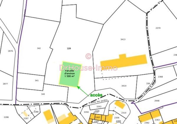 Terrain à vendre de 1 500 m²