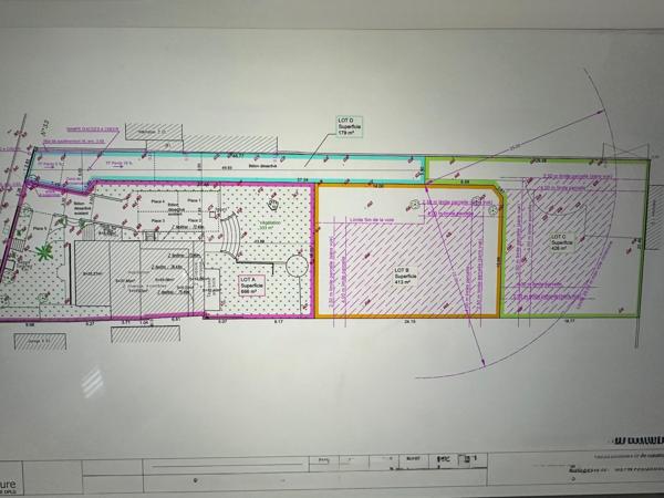 Vente de terrain viabilisé 413 m2
