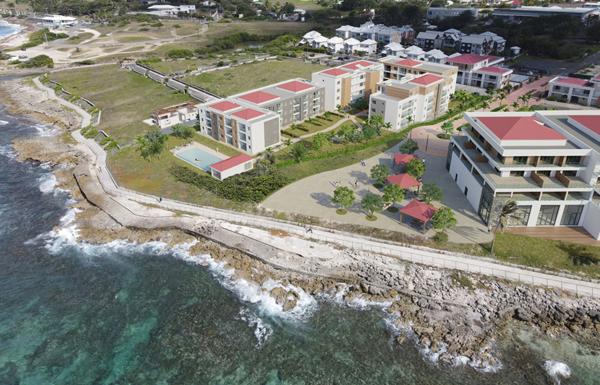 A VENDRE T2 NEUF AVEC VUE MER ET PISCINE A ROYAL KEY LE MOULE
