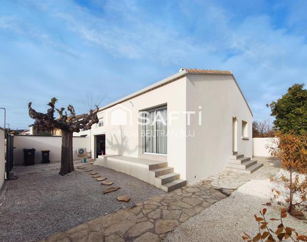 Frontignan – Villa rénovée avec goût, prête à emménager