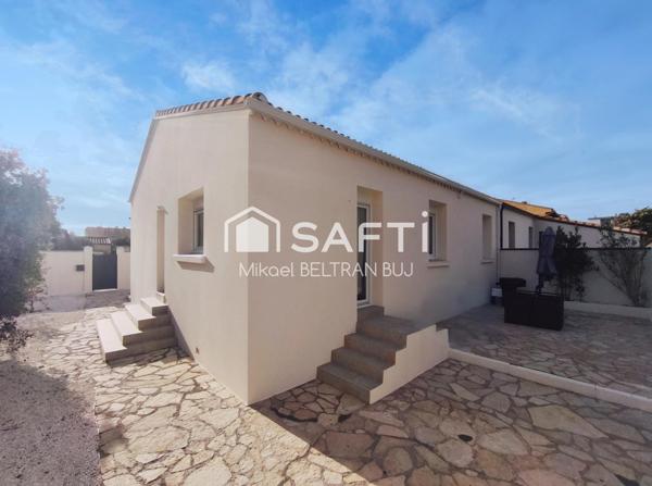 Frontignan – Villa rénovée avec goût, prête à emménager