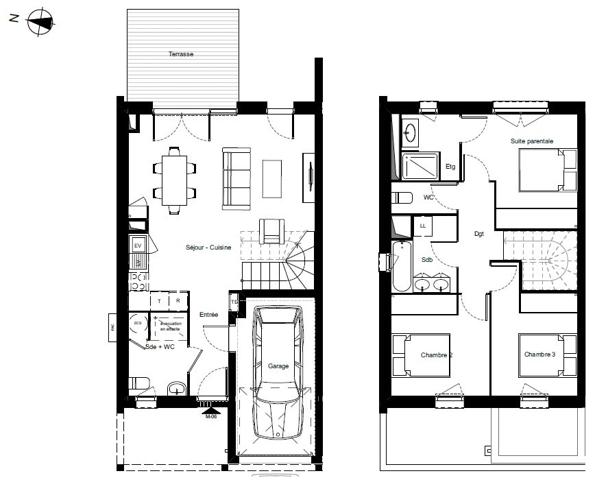 AGRÉABLE MAISON AVEC JARDIN ET GARAGE