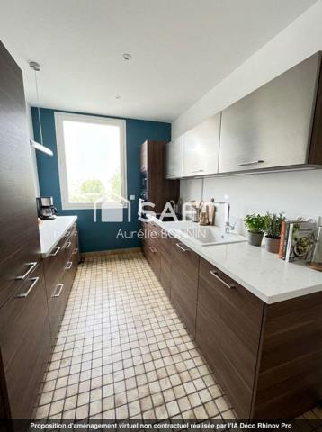 Talence Appartement de 53m² situé au 1er étage d'une résidence avec ascenseur et vendu avec un parking privatif