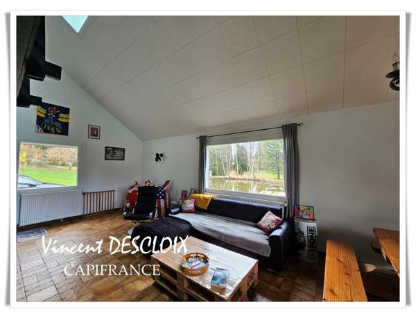 Dpt Nièvre (58), à vendre MONTSAUCHE LES SETTONS maison P5 propriété avec étang