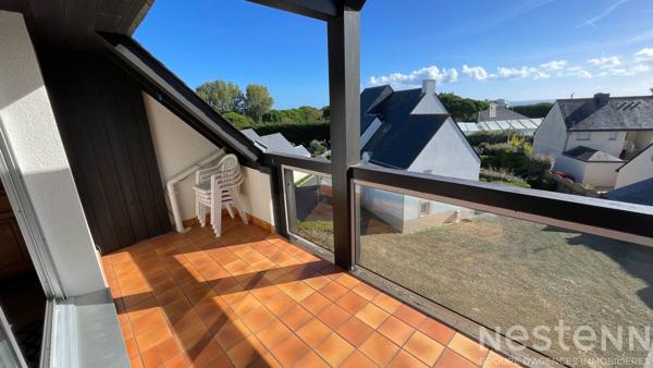 Vente Quiberon Appartement 2 chambres, secteur Bois d'Amour, avec vue mer et garage