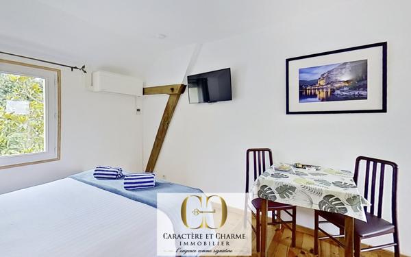 Sarlat-la-Canéda (24200) 7 Chambres d'hôtes / studios, aménagés, + grand logement privé. Idéal activité. Piscine chauffée - Jardin.