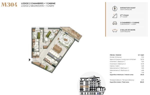 Appartement à vendre à Tignes (73320) - Savoie