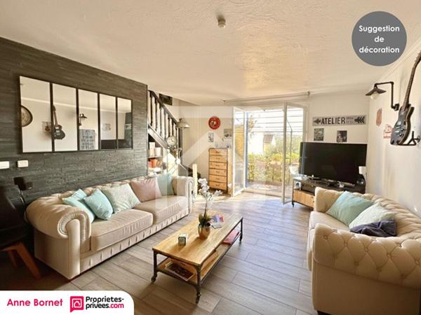 Maison individuelle 5 pièces avec jardin, garage et parking