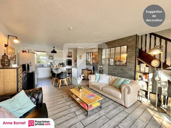 Maison individuelle 5 pièces avec jardin, garage et parking