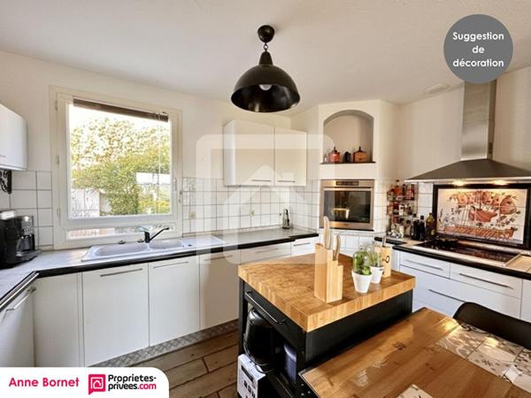 Maison individuelle 5 pièces avec jardin, garage et parking