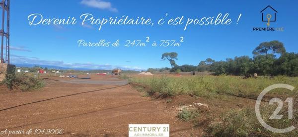 Terrain à vendre  321 m 2   FRONTIGNAN  - 34