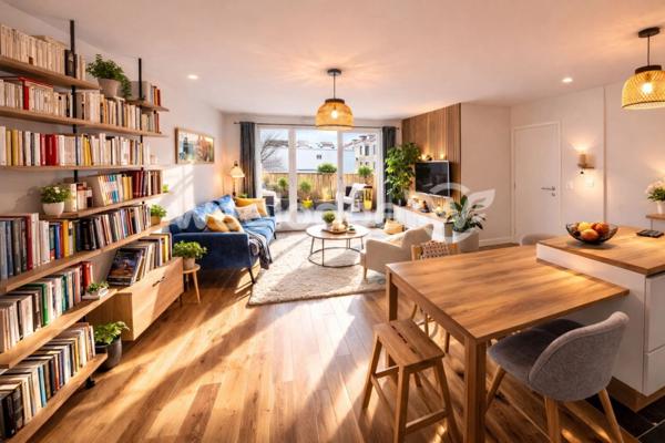 Appartement à vendre 3 pièces de 65,21 m² à Rueil-Malmaison