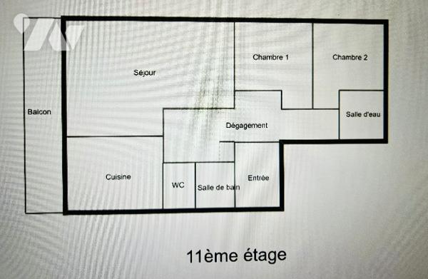 TOURS – Avenue de Grammont / Carrefour de Verdun
Appartement T3 – 89,55 m²