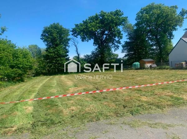 Terrain viabilisé de 857 m² à Questembert