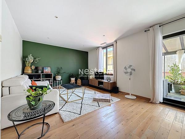 Appartement Perpignan 3 pieces avec veranda, terrasse et cave