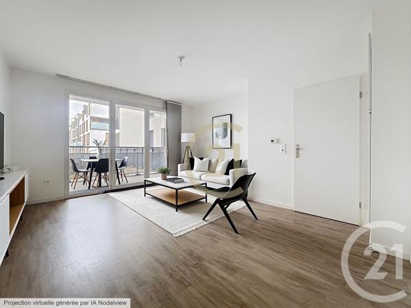 Appartement F2 à vendre  2 pièces - 47,63 m2 JOUY LE MOUTIER - 95