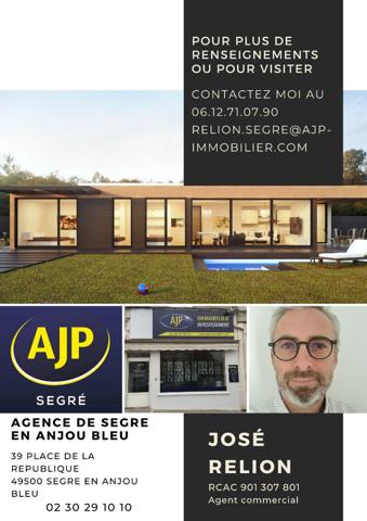 Vente terrain Segre : 39 000 € - AJP Immobilier Segré