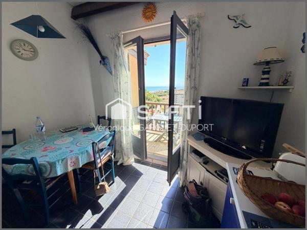 Appartement 32 m² – Vue mer – Parking, Piscine, Tennis