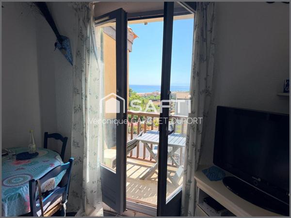 Appartement 32 m² – Vue mer – Parking, Piscine, Tennis