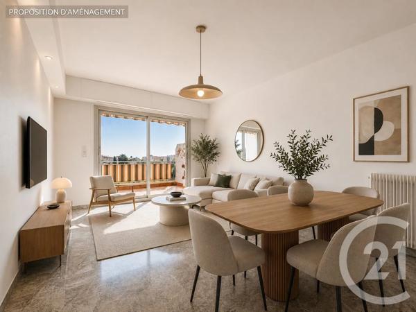 Appartement F3 à vendre  3 pièces - 62,13 m 2   ANTIBES  - 06