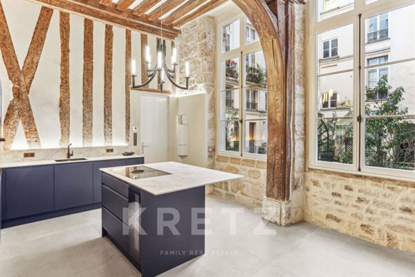 Appartement rénové sur l'ile Saint Louis