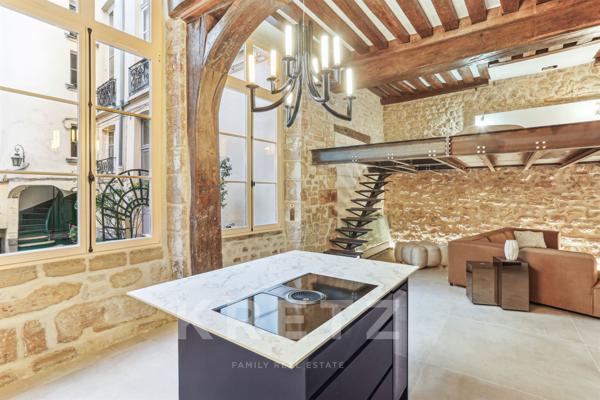 Appartement rénové sur l'ile Saint Louis