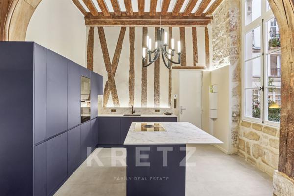 Appartement rénové sur l'ile Saint Louis