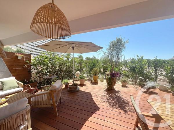 Appartement F3 à vendre  3 pièces - 69,29 m 2   ANTIBES  - 06