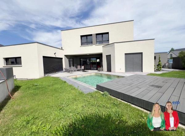 Maison contemporaine avec piscine & spa – 7 pièces
